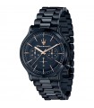 Maserati Men's Watch - Blue Edition Steel Chronograph 42mm Blue with Rose Gold Details