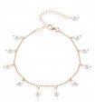 Lelune Glamour Woman's Anklet - Young with Freshwater Pearls - 0