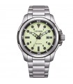 Orologio Citizen Uomo - Of Sea Land Eco-Drive 44mm Verde Fluo