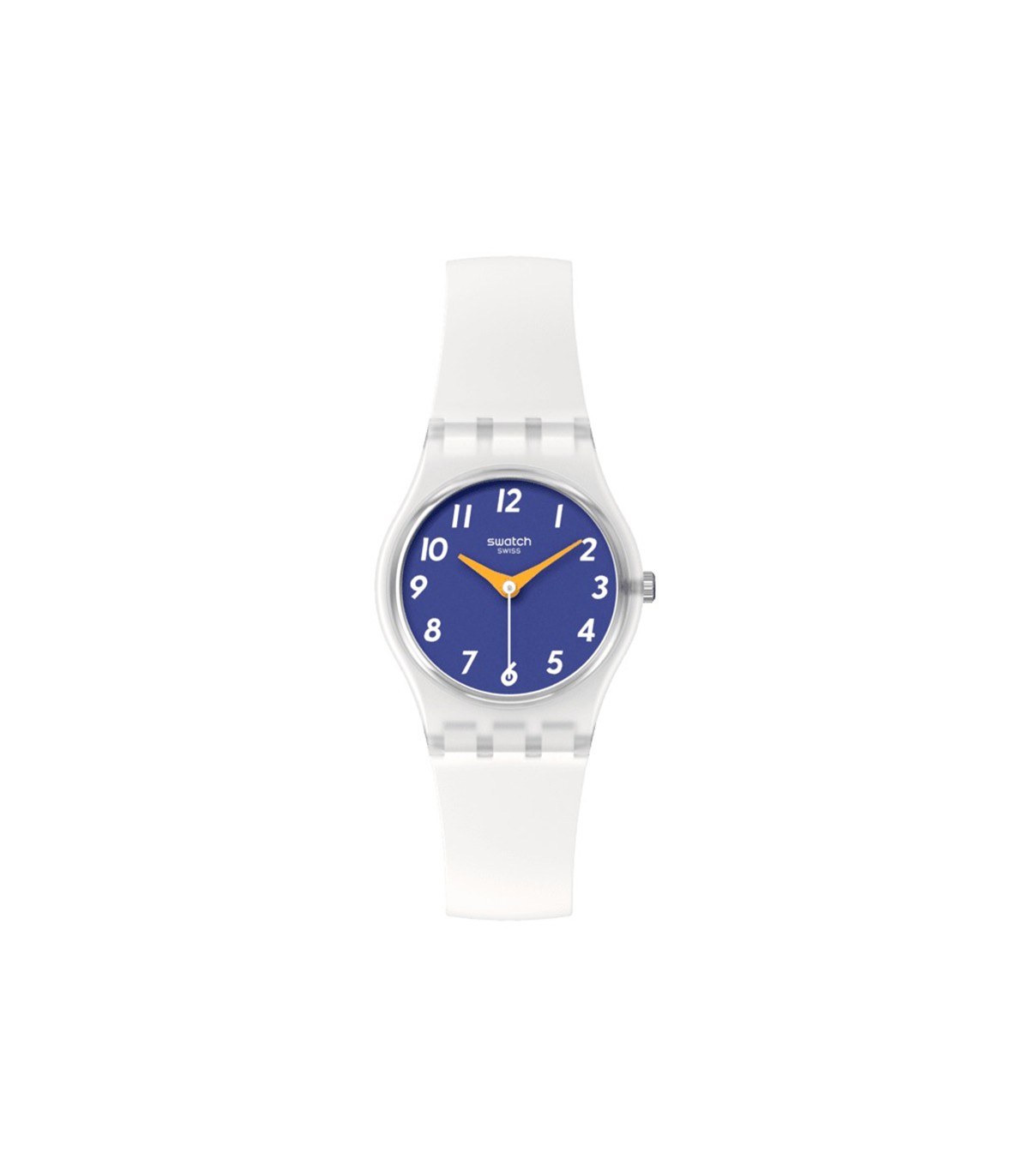Orologio Swatch - The Gold Within You-Solo Tempo-Bianco-25mm-Blu-LE108
