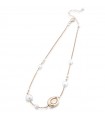 Lelune Glamour Woman's Necklace - Carolyne in Pearls and Silver - 0