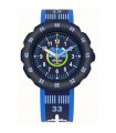 Flik Flak Watch for Children - Future Dreams Take Off Only Time 35mm Blue with Planes