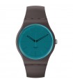 Swatch Watch - Essentials Dark Duality Only Time Brown 41mm Blue