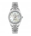 Philip Watch - Caribe Time and Date 28mm Mother of Pearl with Natural Diamonds - 0