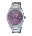 Casio Watch - Collection Tempo e Date Silver 38.5 mm Purple