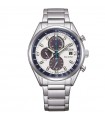 Orologio Citizen Uomo - Of Metropolitan Cronografo Eco-Drive 40mm Bianco Blu