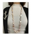 Collana Della Rovere - con Perle Freshwater Barocche Multicolor 98cm