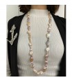 Della Rovere Necklace - with Multicolor Baroque Freshwater Pearls 98cm - 0