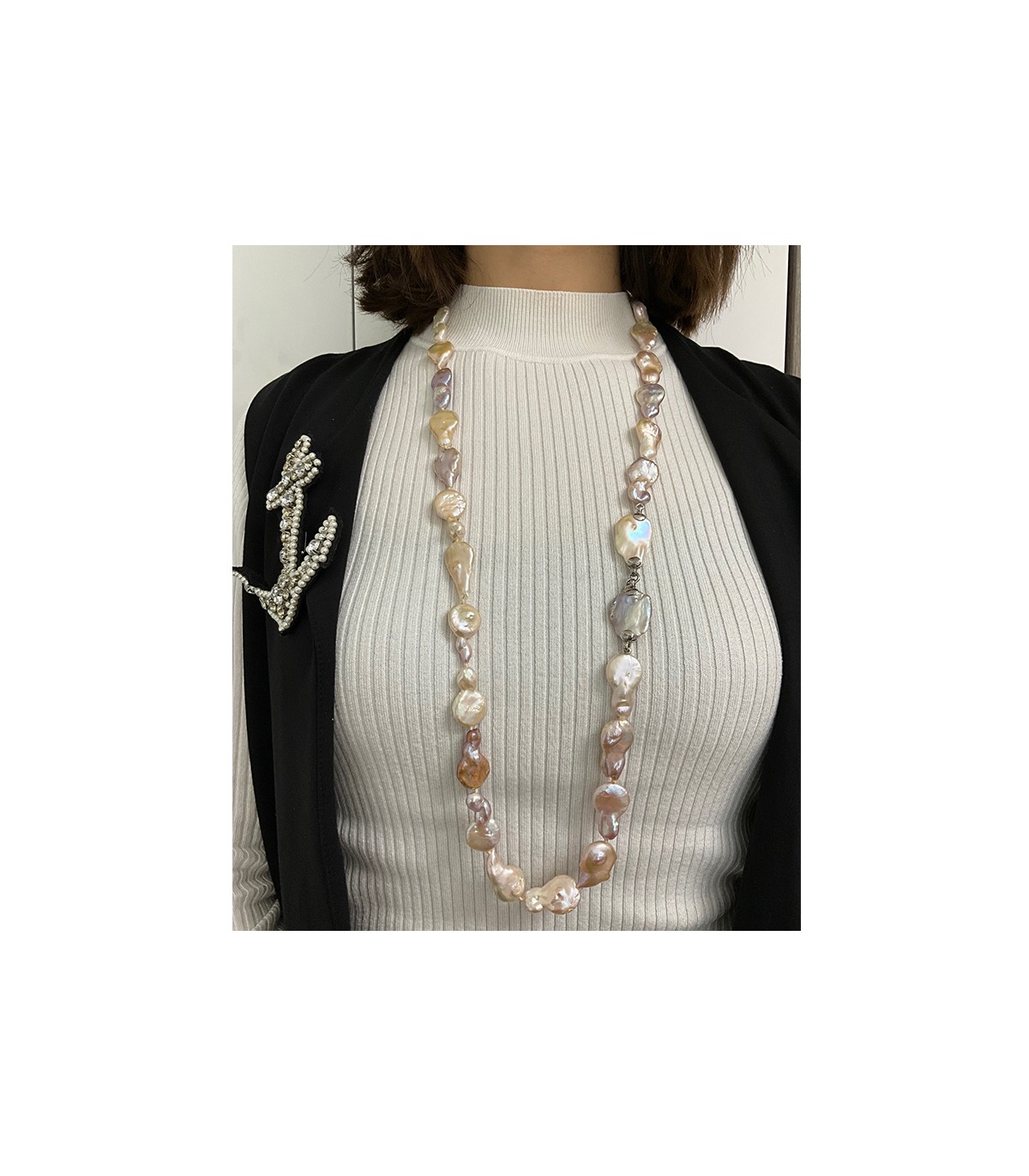 Multicolor Pearl Necklaces