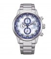 Citizen Men's Watch - Of Nautic Eco-Drive Chronograph 42mm White Celestial Blue - 0