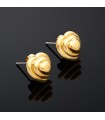 Chiara Ferragni Earrings - Bold in 925% Golden Silver Heart Shape