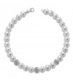 Bracciale Lelune da Donna - Young in Perle Coltivate 6,5 - 7 mm e Boules in Oro Bianco 18 Carati