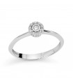 Miluna Ring - Rounds in 18k White Gold with Natural Diamonds - 0