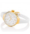 Hoops Watch - Nouveau Chérie Sliding Star Gold 30mm White with Crystals