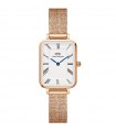 Daniel Wellington Watch - Quadro Roman Numerals Melrose Only Time Rose Gold 20x26mm White