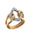 Davite&Delucchi Ring - Fantasy in 18k Rose Gold with Natural Diamonds 0.46 ct - 0