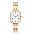 Daniel Wellington Watch - Quadro Roman Numerals Gold Only Time 20x26mm White