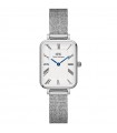 Daniel Wellington Watch - Quadro Roman Numerals Sterling Only Time Silver 20x26mm White