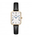 Daniel Wellington Watch - Quadro Roman Numerals Sheffield Gold Only Time Black 20x26mm White