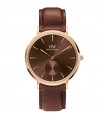 Daniel Wellington Watch - Multi-Eye St Mawes Amber Only Time Rose Gold 40mm Brown