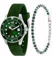 Special Pack Orologio Sector da Uomo - 230 Tempo e Data 39mm Verde con Braccialetto in Acciaio