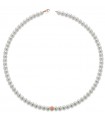 Lelune Classic Necklace with Cultivated Pearls 5-5,5 mm for Women - 0