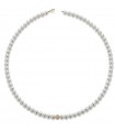 Lelune Classic Necklace with Cultivated Pearls 5-5,5 mm for Women - 0