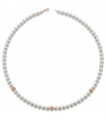 Lelune Classic Necklace with Cultivated Pearls 5,5-6 mm for Women - 0