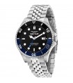 Sector Men's Watch - 230 Automatic Siler 43mm Black with Blue Bezel