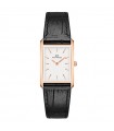 Daniel Wellington Watch - Bound Black Crocodile Rose Gold Only Time Black 32x22mm White