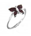 Chirico Ring with Ruby Butterfly and Diamonds for Woman - 0