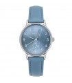 Breil Tribe Women's Watch - Paradise Time and Date Silver 30mm Blue with Butterflies on the Dial