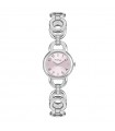 Orologio Breil Tribe da Donna - Alya Solo Tempo con Maglie Tonde Intrecciate Silver 26mm Rosa