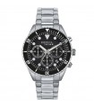 Breil Tribe Men's Watch - Overhand Chronograph Silver 41mm Black