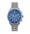 Breil Tribe Men's Watch - Grow Up Chronograph Silver 37mm Blue