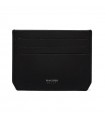 Pineider Credit Card Holder - in Black Smooth Calfskin with 6 compartments - 0