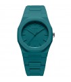 Orologio D1 Milano - Polycarbon Teal Solo Tempo 37mm Verde Petrolio