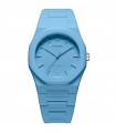 D1 Milano Watch - Polycarbon Powder Blue Only Time 37mm Light Blue