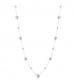 Collana Lelune - Classic in Oro Rosa 18 Carati con Perle Freshwater Multicolor 3,5-6,5 mm