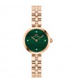 Daniel Wellington Watch - Elan Lumine Malachite Rose Gold Only Time 22mm Green with Crystals
