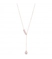 Collana Lelune - Classic in Oro Rosa 18 Carati con Perle Freshwater Pendenti Rosa 4-7,5 mm