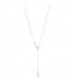 Lelune Necklace - Classic in 18K Yellow Gold with Freshwater Pearls Pendants 4-7.5 mm - 0