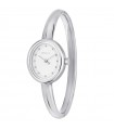Breil Women's Watch - Hoop Solo Tempo Silver 5.5 cm X 4.5 cm White with Crystals - Size S