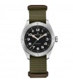 Hamilton Men's Watch - Khaki Field Expedition Automatic 41mm Black Green - NATO Strap - 0