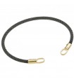 Bracciale Chimento - Typhoon in Oro Giallo 18 carati - 20 centimetri - Nero