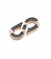 Chimento - Typhoon Closure Element in 18k Rose Gold with 0.14 ct Black Diamonds - 0