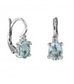 Picca Woman's Earrings with Aquamarine - 0