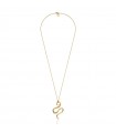 Unoaerre Necklace for Women - Fashion Jewelery in Golden Bronze with Pendant