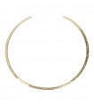 Etruscan Necklace - Itaca Choker Gold Thin Hammered