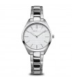 Bering Woman's Watch - Ultra Slim 31mm Brilliant Silver Brushed Only Time - 0